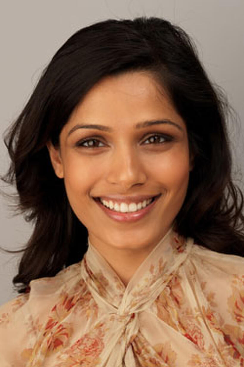 Frieda Pinto from Miral poses for a portrait during The 54th BFI London Film Festival