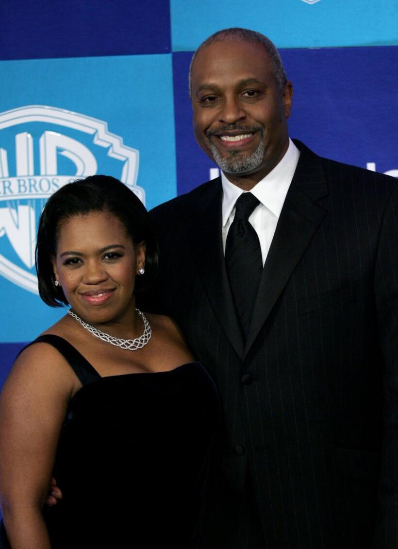 Chandra Wilson and James Pickens, Jr. at the Warner Bros./InStyle Golden Globe after party.