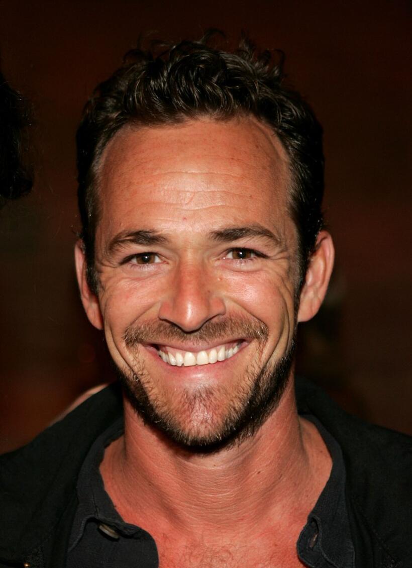 Luke Perry at the "The David Beckham Academy" launch party.