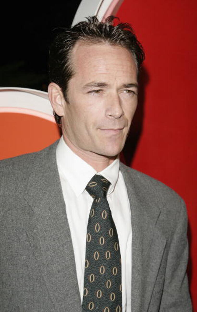 Luke Perry arrives at the NBC TCA Party.