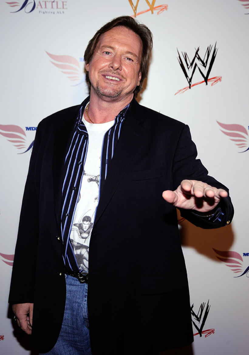 Roddy Piper at the WWE's SummerSlam Kickoff party.