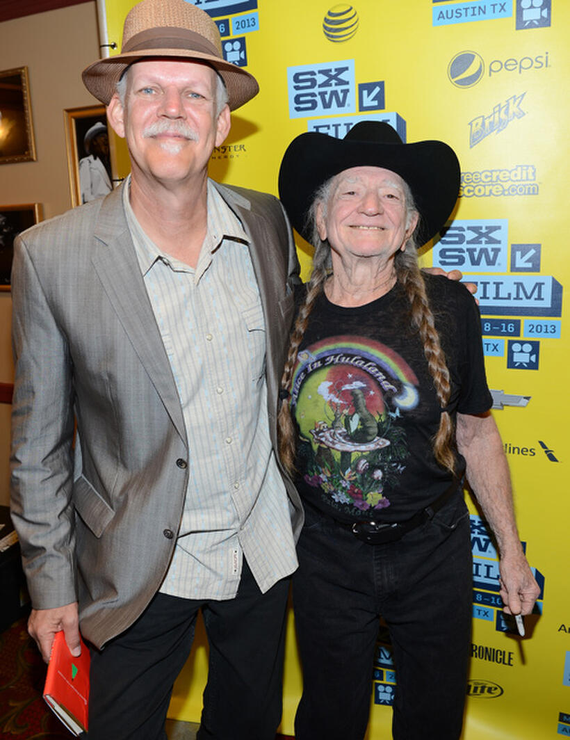 Turk Pipkin and Willie Nelson at the premiere of "When Angels Sing" during the 2013 Music, Film + Interactive Festival.