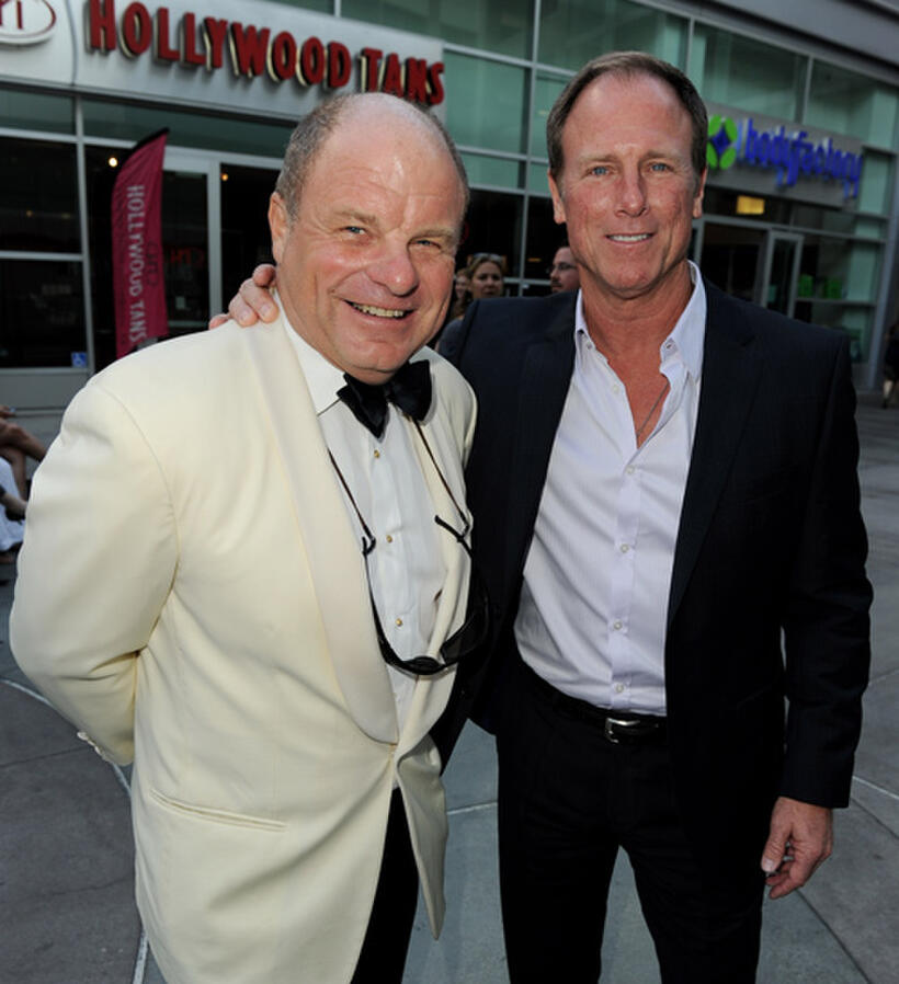 Tony Bentley and Louis Herthum at the California premiere of "The Last Exorcism."
