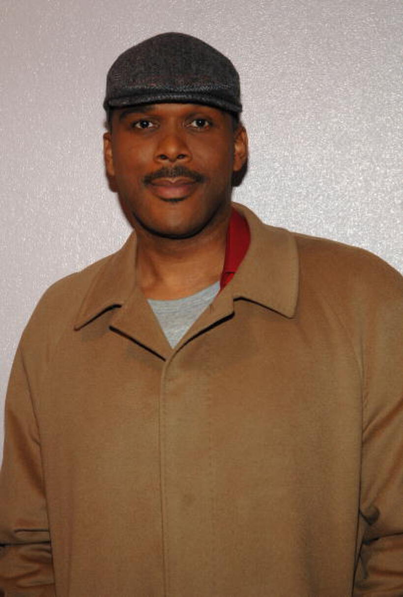 Tyler Perry backstage at BET's 106 & Park in New York City. 