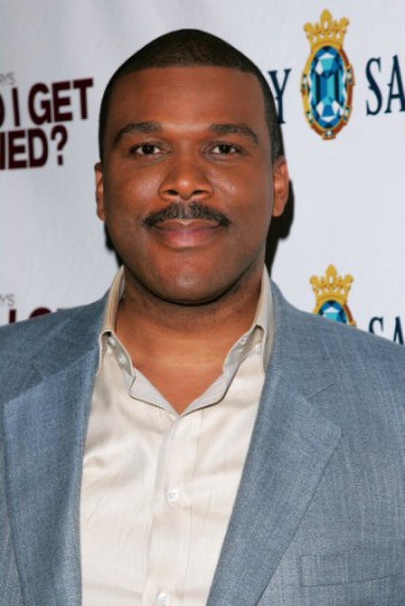 Tyler Perry at the premiere of "Why Did I Get Married."