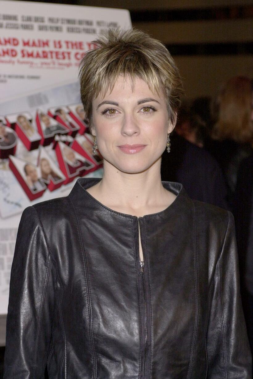 Rebecca Pidgeon at the premiere of "State and Main".
