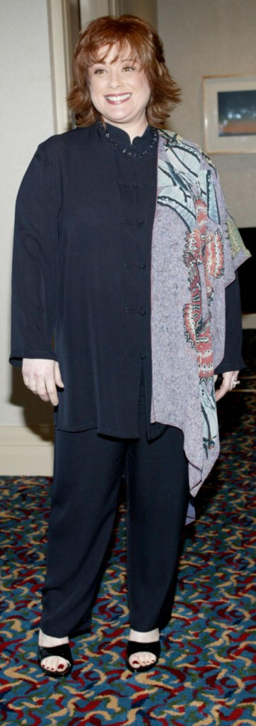 Donna Pescow at the announcement of the Disney Channel's new talk show "SoapTalk."
