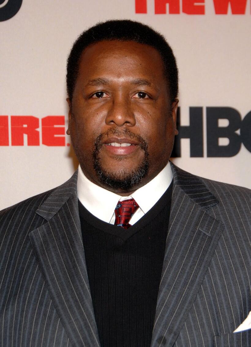 Wendell Pierce at the premiere of "The Wire."
