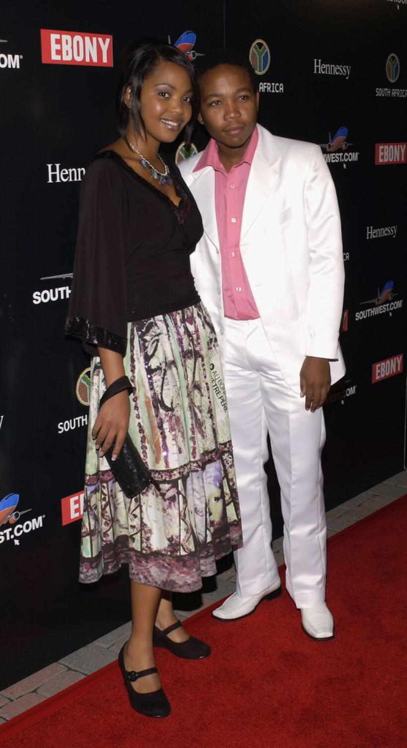 Terry Pheto and Presley Chweneyagae at the 2nd Annual Ebony Oscar Celebration.