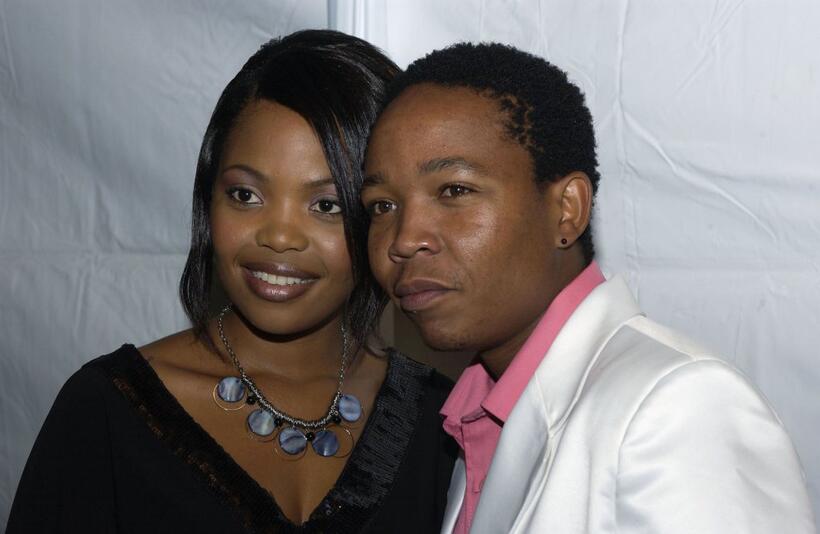 Terry Pheto and Presley Chweneyagae at the 2nd Annual Ebony Oscar Celebration.