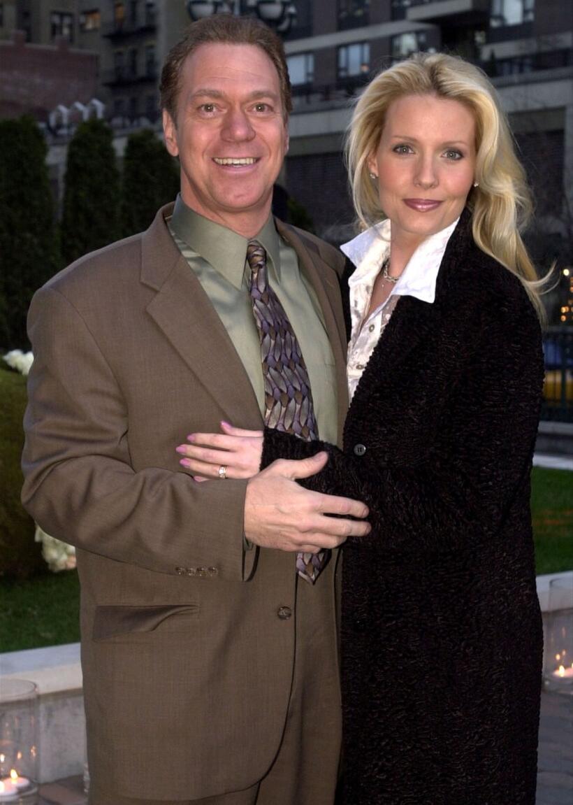 Joe Piscopo and his wife Kimberly at the Comedy Central's 10th Anniversary party.