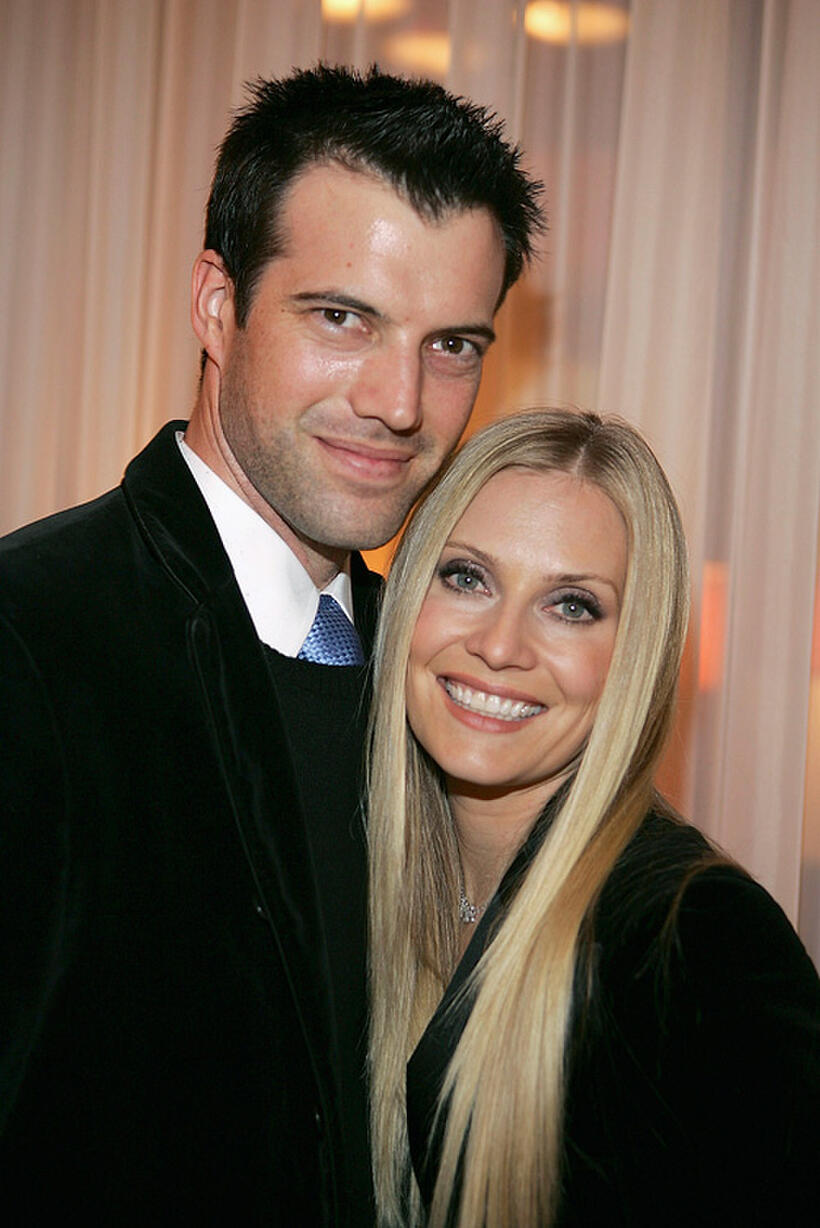 Lorenzo Pisoni and Emily Procter at the launch Of The Escada 2006 Spring/Summer Collection to benefit St Jude Children's Research Hospital in California.