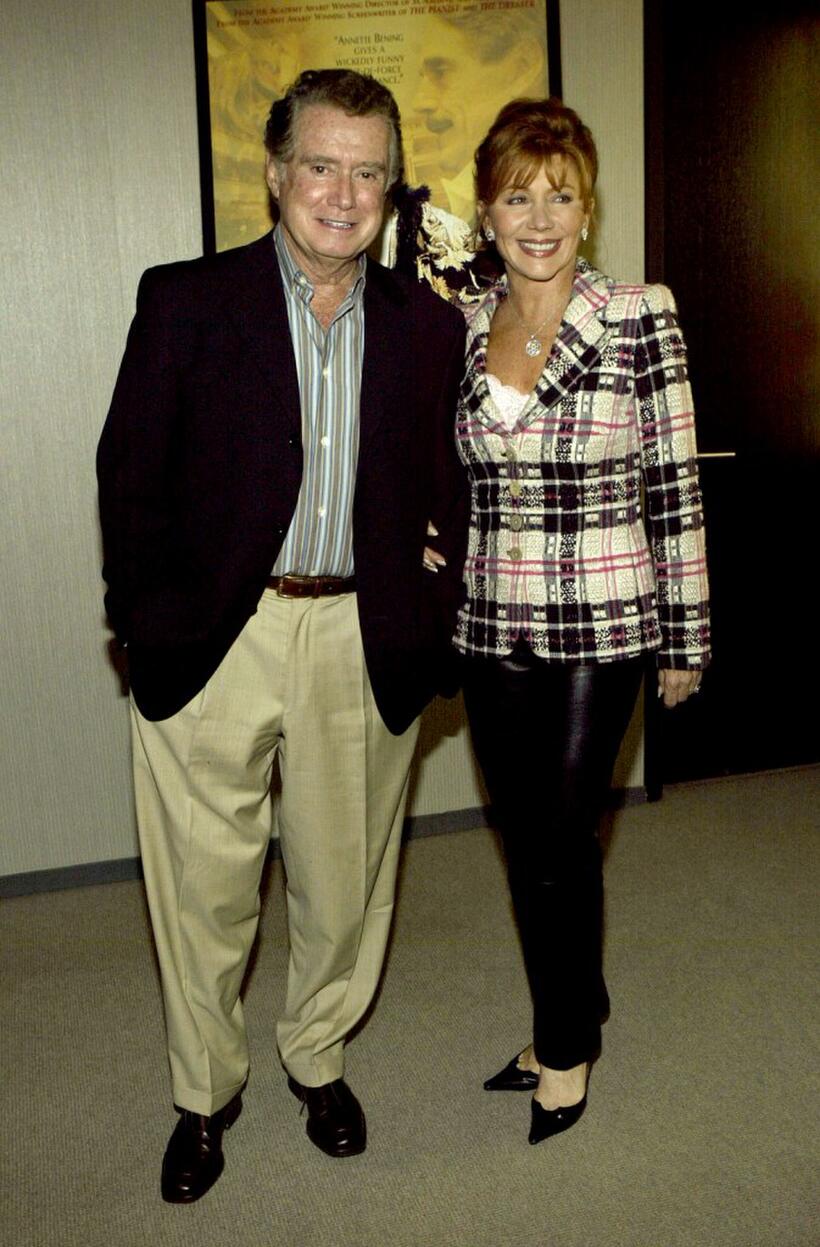 Regis Philbin and his wife Joy at the special screening of "Being Julia."