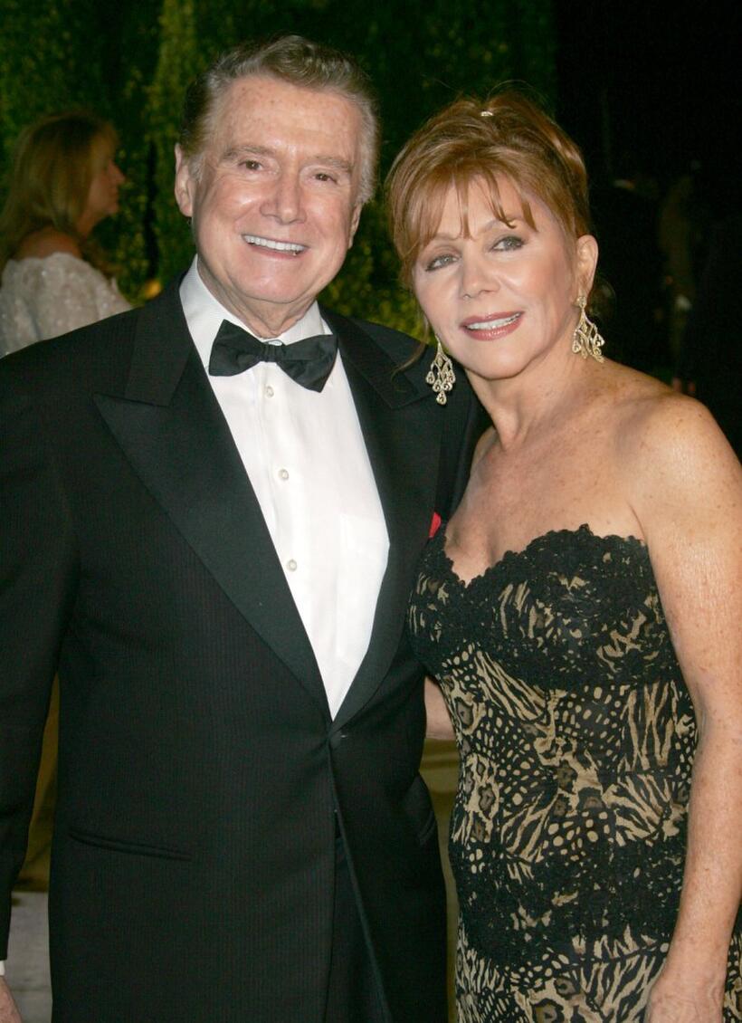 Regis Philbin and his wife Joy Philbin at the 2007 Vanity Fair Oscar Party.