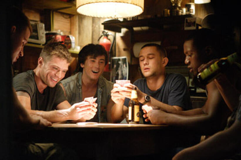Channing Tatum, Ryan Phillippe, Alex Frost, Joseph Gordon-Levitt and Rob Brown in "Stop-Loss." 