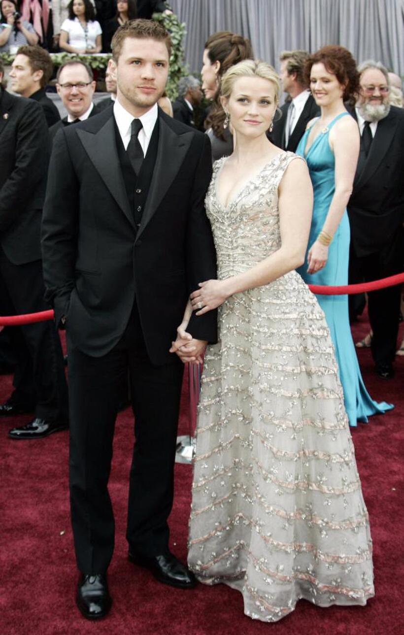 Ryan Phillippe and Reese Whitherspoon at the 78th Academy Awards.