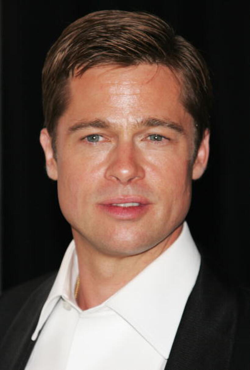 Brad Pitt at a Cannes party to promote "Ocean's Thirteen." 