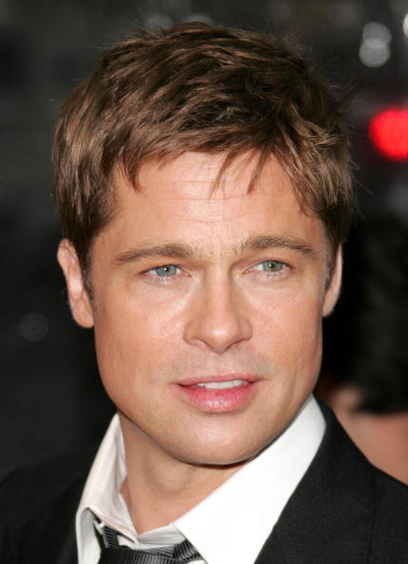 Brad Pitt at the N.Y. premiere of "A Mighty Heart."