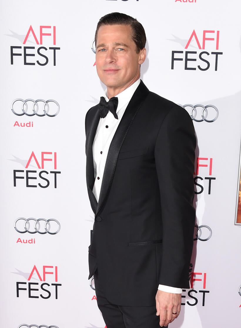 Brad Pitt at the California premiere of "By the Sea."