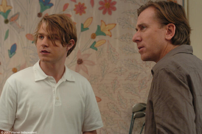 Michael Pitt as Paul and Tim Roth as George in "Funny Games."