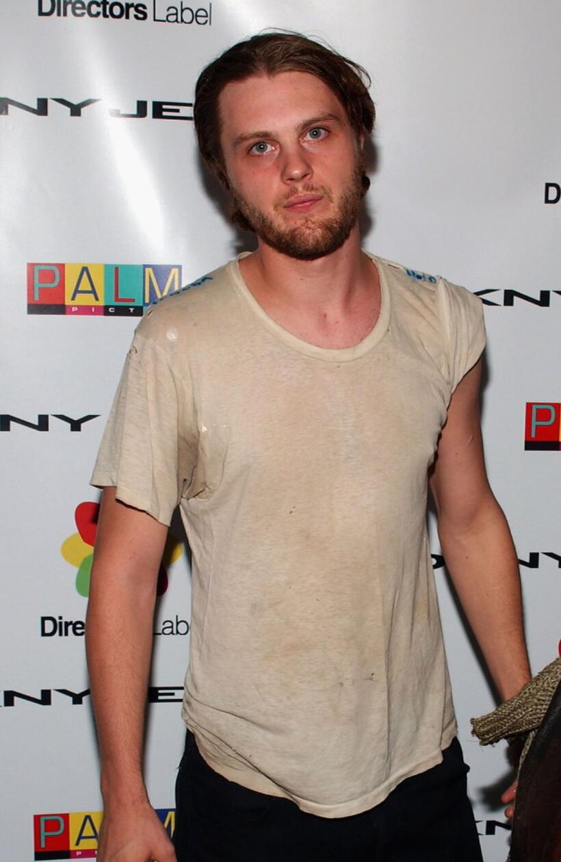 Michael Pitt at the party of DKNY Jeans Palm Pictures Director Label.