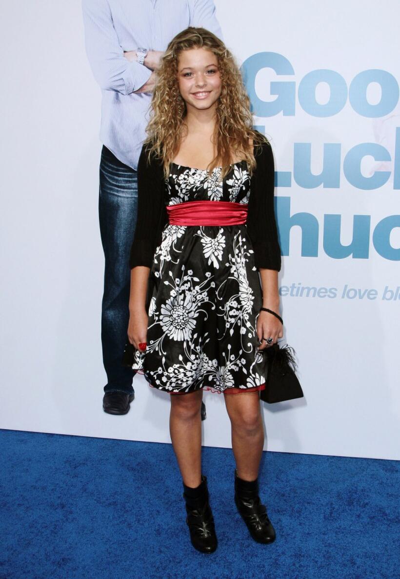 Sasha Pieterse at the Los Angeles premiere of "Good Luck Chuck."