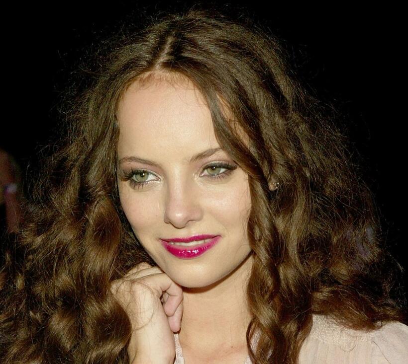 Bijou Phillips at the Lamb By Gwen Stefani Spring 2006 fashion show during the Olympus Fashion week.
