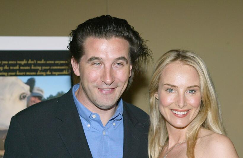 William Baldwin and Chynna Phillips at the after party of "Peaceable Kingdom."