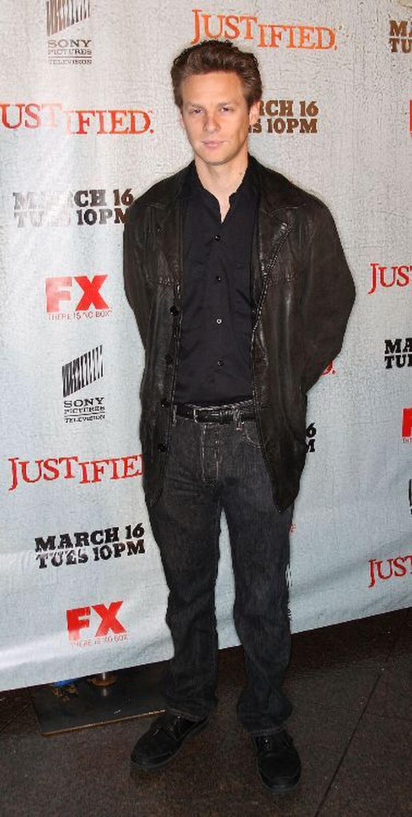 Jacob Pitts at the California premiere of "Justified."