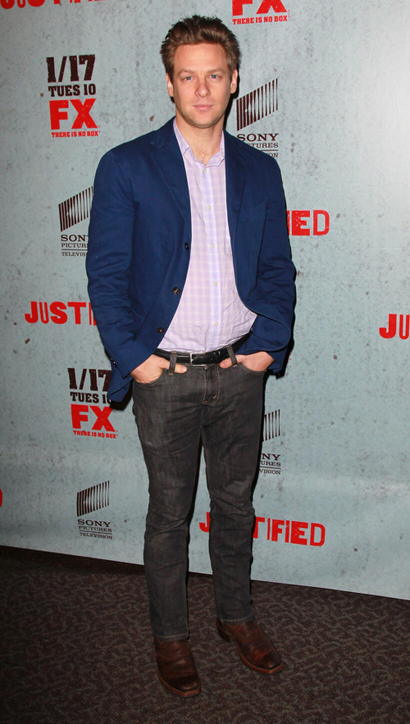 Jacob Pitts at the Season 3 California premiere of "Justified."