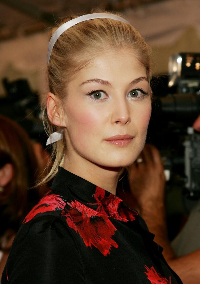 Rosamund Pike at the gala premiere of "Pride & Prejudice" during the Toronto International Film Festival.