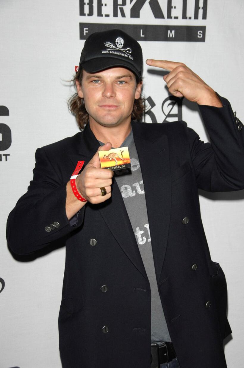 Nathan Phillips at the premiere of "Bra Boys."