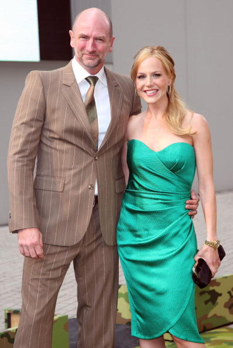 Graham McTavish and Julie Benz at the Japan premiere of "Rambo."