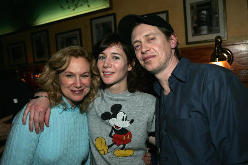 Mary Kay Place, Miranda July and Steve Buscemi at the IFC party during the 2005 Sundance Film Festival.