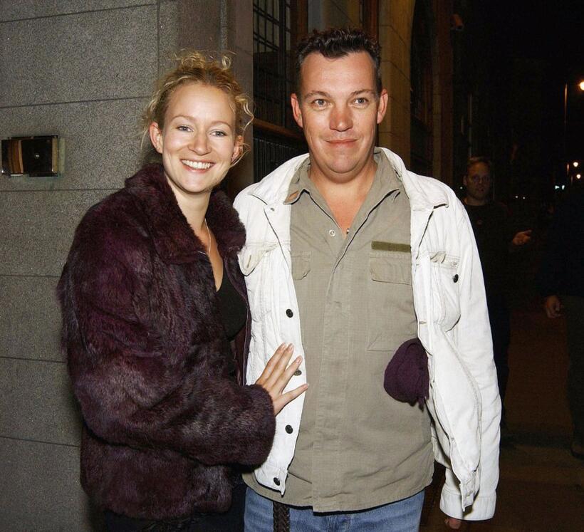 Lorraine Pilkington and her boyfriend Simon Massey at the after party of "Peter and the Wolf."