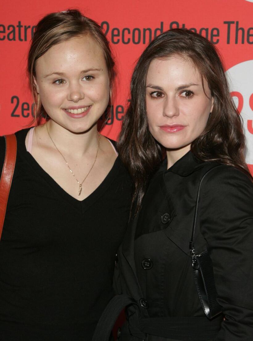 Alison Pill and Anna Paquin at the opening night of Broadway play "subUrbia."