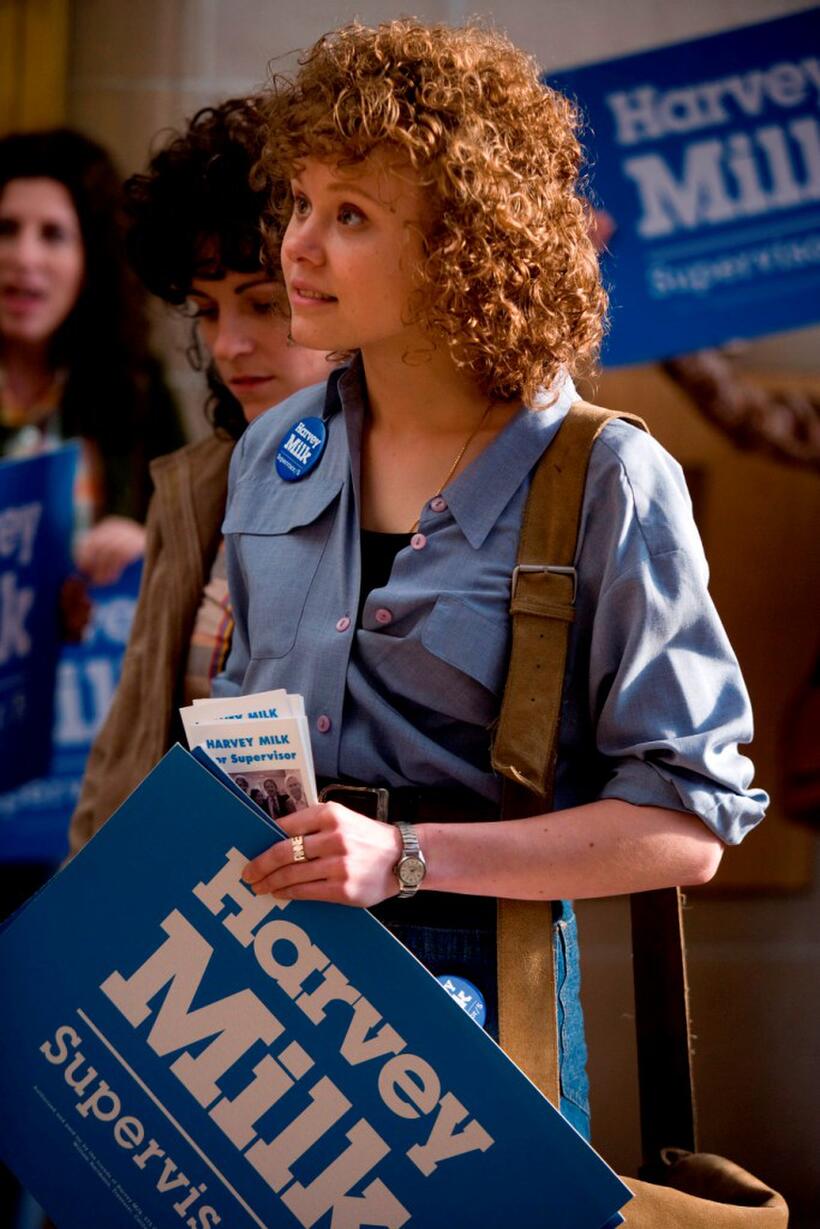 Alison Pill as Anne Kronenberg in "Milk."