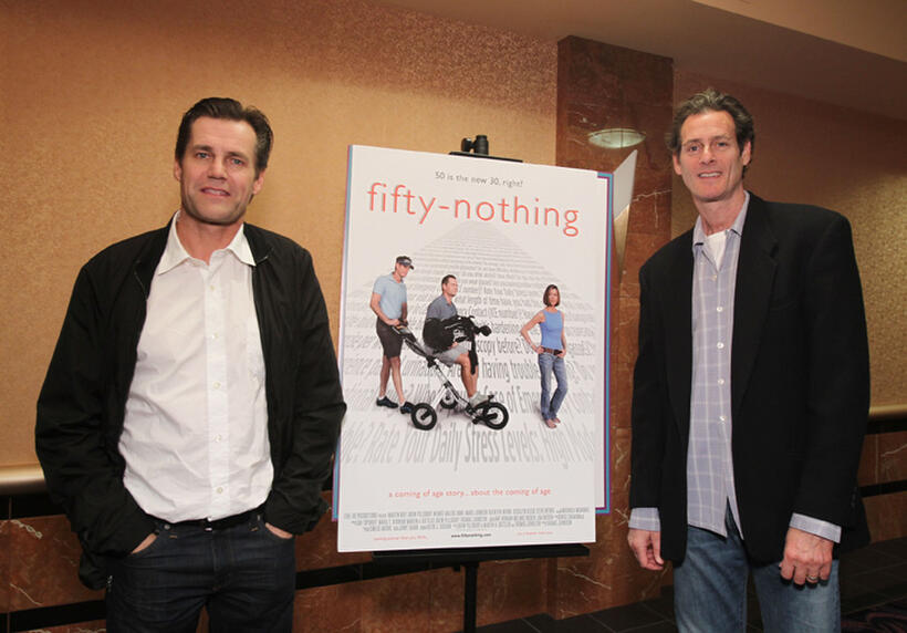 Drew Pillsbury and Martin Grey Gottlieb at the World premiere of "Fifty-Nothing."
