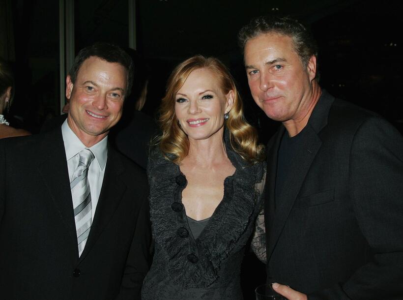 Gary Sinise, Marg Helgenberger and William L. Petersen at the Museum of Television and Radio's Annual Los Angeles gala.