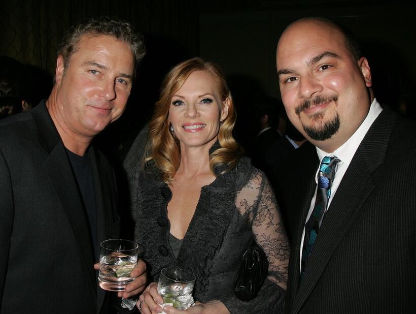 William L. Petersen, Marg Helgenberger and Producer Anthony E. Zuiker at the Museum of Television and Radio's Annual Los Angeles gala.