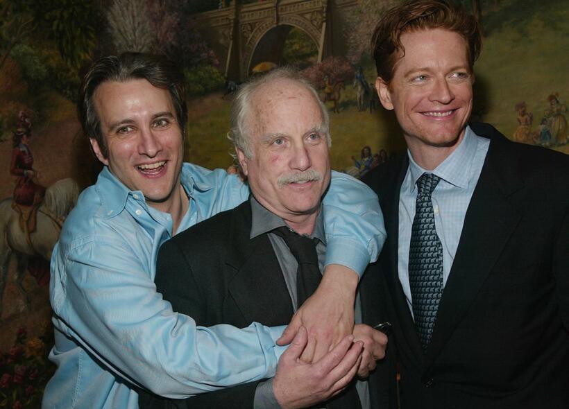 Bronson Pinchot, Richard Dreyfuss and Eric Stoltz at the Broadway opening of "Sly Fox."