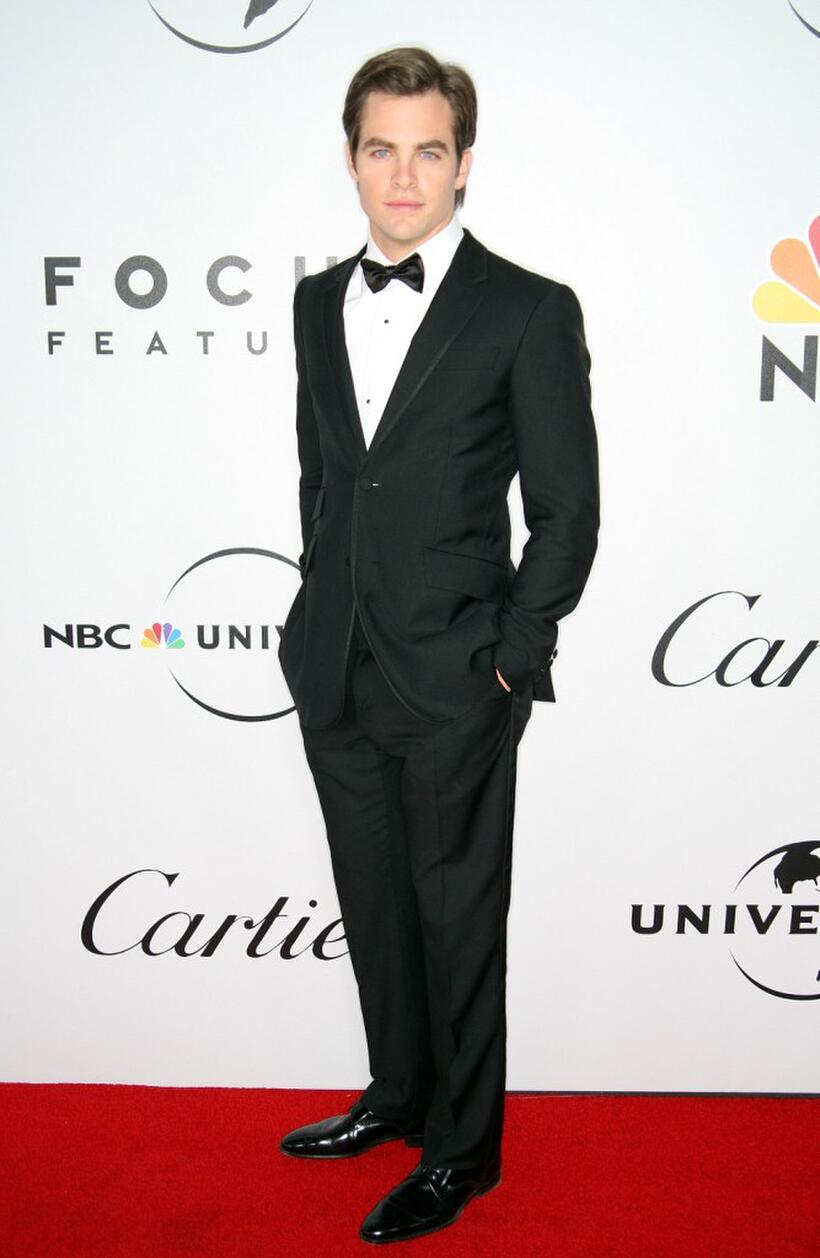 Chris Pine at the NBC, Universal Pictures and Focus Features' official after party during the 66th Annual Golden Globe Awards.