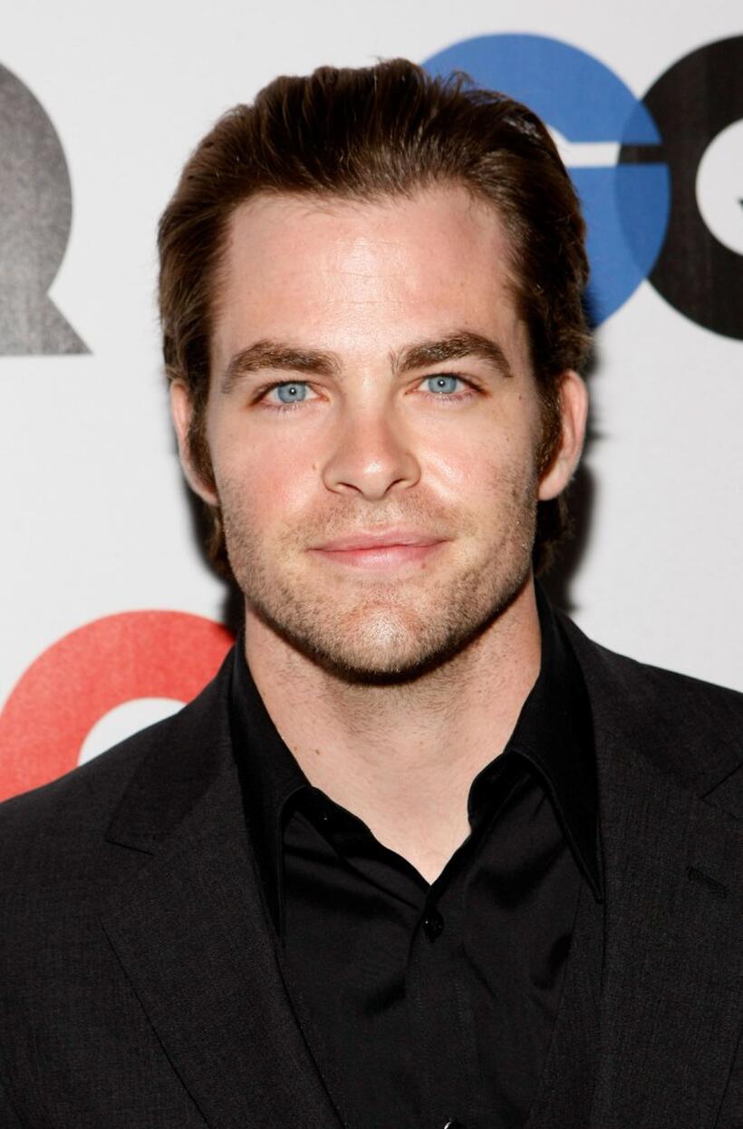 Chris Pine at the GQ Men of the Year party.