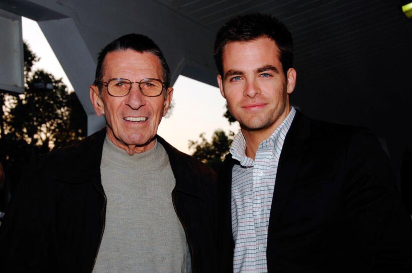 Leonard Nimoy and Chris Pine at the 19th Annual Hollywood Charity Horse Show.