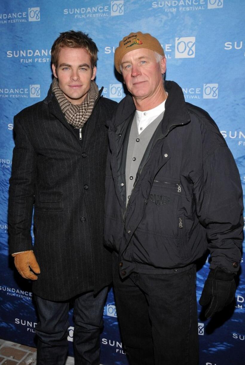 Chris Pine and Robert Pine at the premiere of "Bottle Shock."