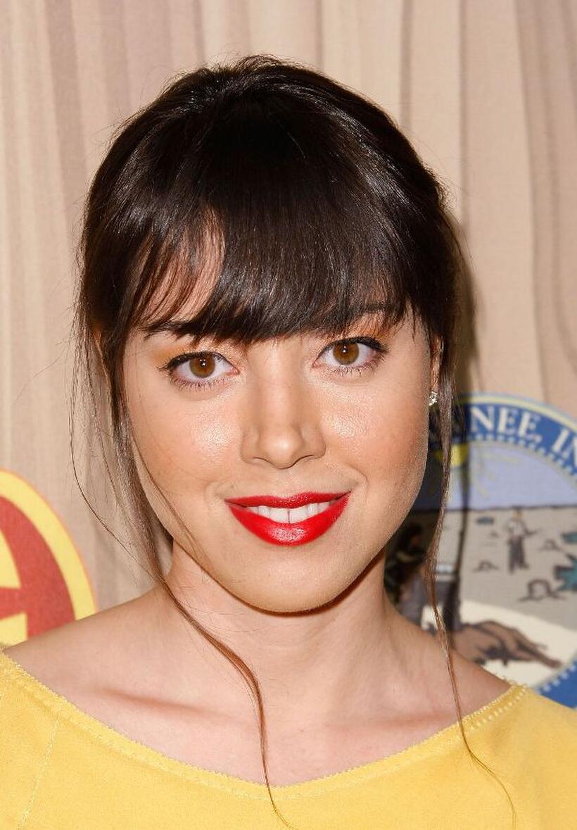 Aubrey Plaza at the premiere of "Parks & Recreation."