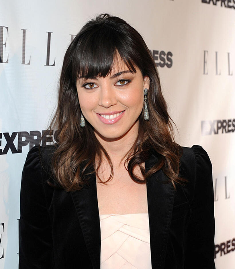 Aubrey Plaza at the ELLE And Express "25 At 25" Event in California.
