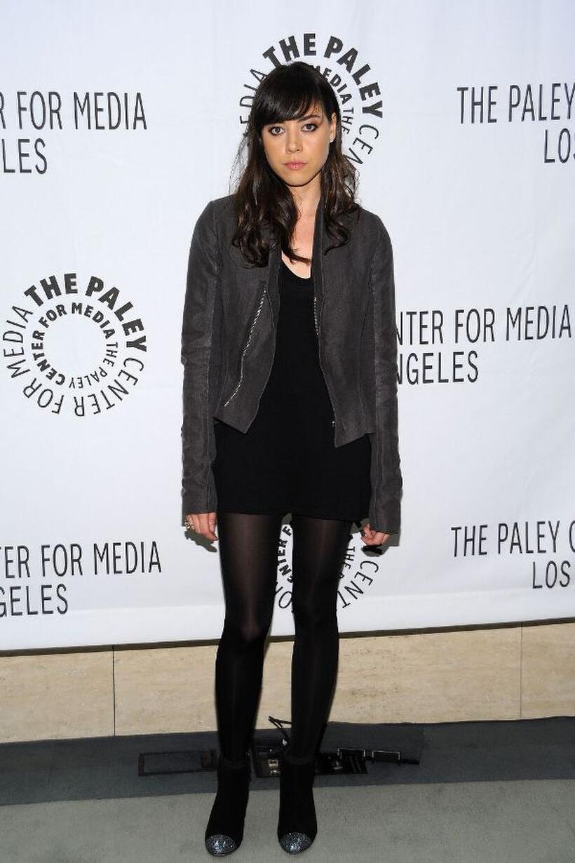 Aubrey Plaza at the presentation of "Parks And Recreation."