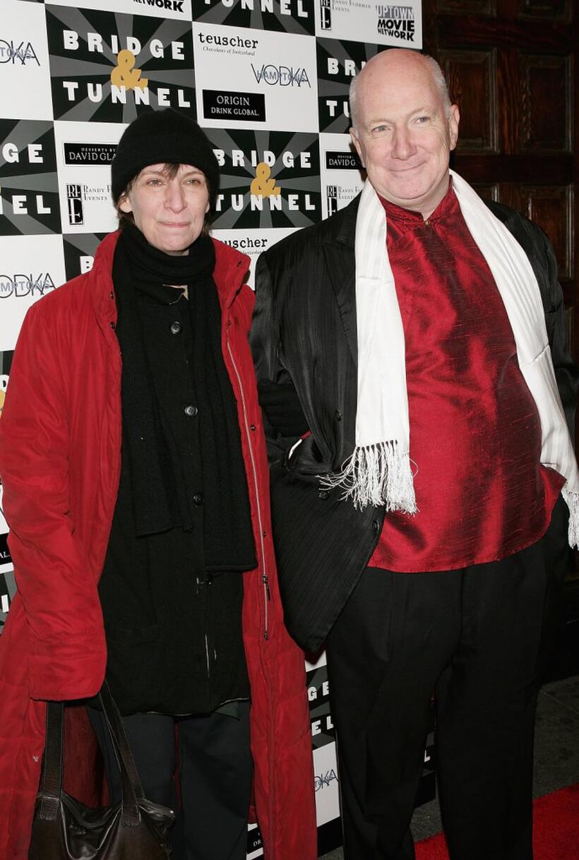 Amanda Plummer and Alan Bushman at the opening night of "Bridge and Tunnel."