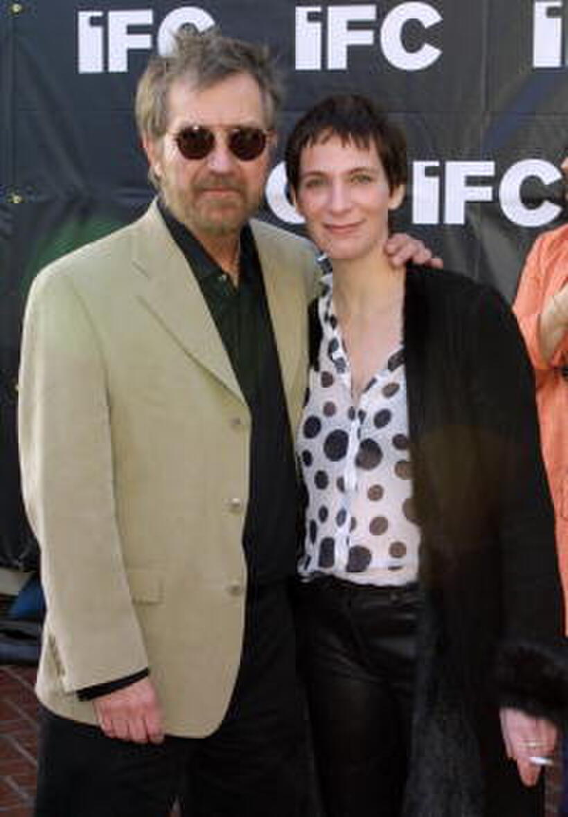 Amanda Plummer and Tobe Hooper at the Independent Film Channel Party.
